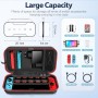 OIVO Funda para Nintendo Switch/OLED, Funda de Transporte para Consola y Accesorios de Nintendo Switch, Funda de Viaje Switch