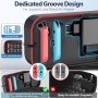 OIVO Funda para Nintendo Switch/OLED, Funda de Transporte para Consola y Accesorios de Nintendo Switch, Funda de Viaje Switch