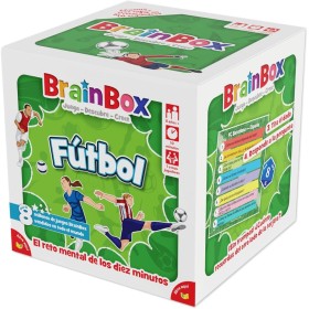 Beezerwizzer Studio | BrainBox Fútbol | Juego de Cartas de Memoria y Observación para Familias y Niños |Educativo | A Partir de
