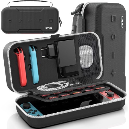 OIVO Funda para Nintendo Switch/OLED, Funda de Transporte para Consola y Accesorios de Nintendo Switch, Funda de Viaje Switch