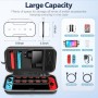 OIVO Funda para Nintendo Switch/OLED, Funda de Transporte para Consola y Accesorios de Nintendo Switch, Funda de Viaje Switch