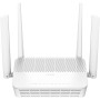Cudy AX3000 2,5G Doble Banda WiFi 6 Mesh Router, 2,5G WAN, 4 Puertos Gigabit RJ45, 4 Antenas De 5dBi, MU-MIMO, OpenVPN,