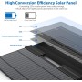 AISITIN Fuente Solar Jardin Exterior 20W de Bricolaje Última Actualización Bomba de Agua Solar Plegable Jardín Estanque, Fuente