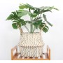 FEILANDUO Cesta de lavandería tejida de mimbre, para decoración del hogar, almacenamiento para, algas marinas tejidas a mano,