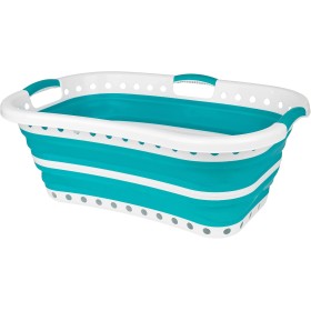Beldray LA072979TQ Cesto De La Colada Adaptable a La Cadera, Transportar Y Meter Ropa Sucia y de Colada, Cubo Plegable Con Asas