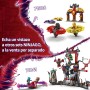 LEGO Ninjago Coche de Carreras con Motor de Carga Manual de Lloyd de Juguete, Juego Ninja con 2 Minifiguras, Armas y Catanas,