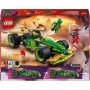 LEGO Ninjago Coche de Carreras con Motor de Carga Manual de Lloyd de Juguete, Juego Ninja con 2 Minifiguras, Armas y Catanas,