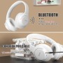 KVIDIO Auriculares Supraaurales Inalámbricos, 55 Horas de Reproducción Auriculares Bluetooth, Cascos Ligeros Plegables con