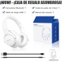 KVIDIO Auriculares Supraaurales Inalámbricos, 55 Horas de Reproducción Auriculares Bluetooth, Cascos Ligeros Plegables con