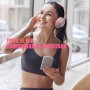 KVIDIO Auriculares Supraaurales Inalámbricos, 55 Horas de Reproducción Auriculares Bluetooth, Cascos Ligeros Plegables con