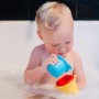 Playgro Barquitos Flotantes, 3 piezas, Sin BPA, Desde los 6 Meses, Bright Baby Boats, Azul/Rojo/Amarillo, 40146 (0183454)