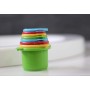 Playgro Barquitos Flotantes, 3 piezas, Sin BPA, Desde los 6 Meses, Bright Baby Boats, Azul/Rojo/Amarillo, 40146 (0183454)