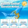 Barco de Delfines con Control Remoto, 2.4G RC Dolphin Boat Toy con Bola giratoria Colorida Alta simulación Delfín Sumergible
