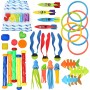 JOYIN 30pcs Juguetes de Buceo Juegos de Agua Verano Piscina Juguetes para Nadar bajo el Agua Conjunto Juguetes de Entrenamiento