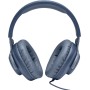 JBL Quantum 100 Auriculares para gamers con sonido QuantumSOUND, micrófono Boom diseño ligero, cómodo y llamativo, compatible