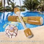 Flotadores Piscina para Adultos Juego Piscina Niños Inflable Flotante Juguetes de Fila Juguete para Juego de Troncos Inflables