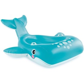 Intex 57567 Ballena Celeste Hinchable, para Niños, Juguetes de Verano, Juegos de Piscina, Flotador, Hinchables para Piscina y