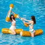 2 Unids Set Inflable Flotante Juguetes de Fila, Niños Adultos Pool Party Juegos de Deportes Acuáticos Balsas de Registro para