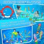 45PCS Juguete de Buceo para Niños, Juguetes de Buceo en Piscina, para Nadar bajo el Agua Conjunto para Niños, Natación