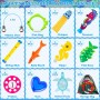 45PCS Juguete de Buceo para Niños, Juguetes de Buceo en Piscina, para Nadar bajo el Agua Conjunto para Niños, Natación