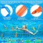45PCS Juguete de Buceo para Niños, Juguetes de Buceo en Piscina, para Nadar bajo el Agua Conjunto para Niños, Natación