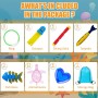 43 Piezas Juguetes de Buceo en Piscina,Juguetes para Nadar bajo el Agua Conjunto,Juguetes de Buceo para Piscina Niños,Incluir