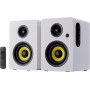 Sanyun SW208 Altavoces de estantería activos Bluetooth 5.0 de 3 "- Unidad de altavoz de fibra de carbono de 60W - DAC integrado