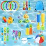 Juguetes de Buceo para Niños, Juguetes de Piscina para niños,Anillos de Buceo,Algas Marinas,Torpedos Bandidos,Pistolas de