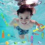 Juguetes de Buceo para Niños, Juguetes de Piscina para niños,Anillos de Buceo,Algas Marinas,Torpedos Bandidos,Pistolas de