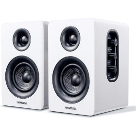 Sanyun SW208 Altavoces de estantería activos Bluetooth 5.0 de 3 "- Unidad de altavoz de fibra de carbono de 60W - DAC integrado