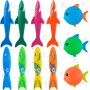 25 Piezas Juguetes de Buceo para Niños, Anillos de Buceo Bajo Agua, Juguetes de Buceo de Sirena, Juguetes de Piscina, Juguete