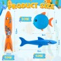 25 Piezas Juguetes de Buceo para Niños, Anillos de Buceo Bajo Agua, Juguetes de Buceo de Sirena, Juguetes de Piscina, Juguete