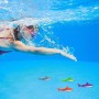 4 Pcs Buceo Tiburón Torpedo de Juguete para Natación Piscina para Niños
