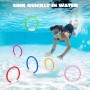 JOYIN 8 Piezas Torpedo Buceo Juguetes para Piscina Juguetes Niños Buceo Juguetes para Niños Submarino Juguetes Acuáticos Niños