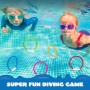 JOYIN 8 Piezas Torpedo Buceo Juguetes para Piscina Juguetes Niños Buceo Juguetes para Niños Submarino Juguetes Acuáticos Niños