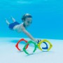 Intex Aros sumergibles con Forma de pez para Jugar en la Piscina, 12 cm de diámetro Multicolores (55507)