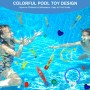 OSDUE 6PCS Juego de Buceo de Juguete de Medusas para Niños, Juguetes de Buceo para Niños, Juego de Juguetes de Buceo,Juegos