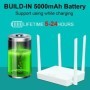 OPTFOCUS 300mbps 4G LTE enrutador módem USB typeC 5000mah batería 4G W
