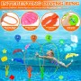 27 Piezas Juguetes de Buceo,Juegos Piscina para Niños,Juegos de Agua para Piscina para Incluir Anillos,Juegos Acuáticos Regalo