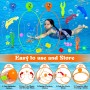 27 Piezas Juguetes de Buceo,Juegos Piscina para Niños,Juegos de Agua para Piscina para Incluir Anillos,Juegos Acuáticos Regalo