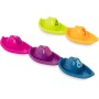 Battat 10 numerados y apilables – Barcos flotantes para el baño, piscina, playa – Juguetes Educativos – 6 meses + – Stackin’