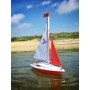 Paul 1829 - Velero Capitán Garfio, pequeño para Jugar, fabricación, montado Listo navegar, tamaño Aprox. 24 x 32 cm, Lago de