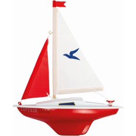 Paul 1829 - Velero Capitán Garfio, pequeño para Jugar, fabricación, montado Listo navegar, tamaño Aprox. 24 x 32 cm, Lago de