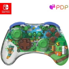 PDP Nintendo Switch REALMz - Switch Wireless Controller - MINECRAFT FOREST