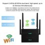 Enrutador KuWfi CAT4 4G 2,4G 5GHz 750Mbps enrutador inalámbrico Wi-Fi 