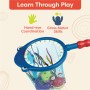 B. toys by Battat- B. Kit Shark Krabbe B. Toys baño de tiburón Agua, Piscina y bañera para Buceo, Juguete para niños a Partir de