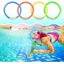 Juguetes para Nadar bajo el Agua, Juguete Acuático para Piscina​,Juguetes de Buceo,4PCS Anillos de Buceo 3PCS Pescados Salto