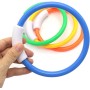 Juguetes para Nadar bajo el Agua, Juguete Acuático para Piscina​,Juguetes de Buceo,4PCS Anillos de Buceo 3PCS Pescados Salto