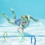 8 Piezas Juguetes Piscina para Niños, Anillo de Buceo Submarino, Hundiéndose Rápido, Juguetes de Buceo Sirena, Anillos de Buceo