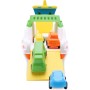 Toyland® 39cm (15") Ferry Colorido de con Rampas Móviles y 4 Minicoches - Juguete Acuático Flotante para Niños - Juguetes para